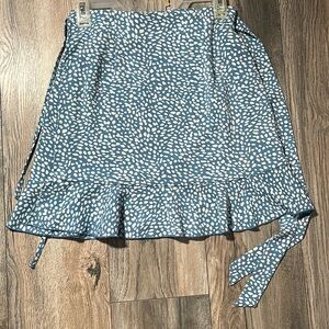 blue vintage skirt